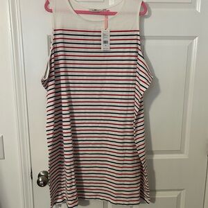 Vineyard Vines Red and Blue Striped Dress BNWT